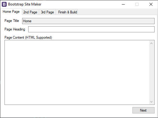 Bootstrap Site Maker (2015)